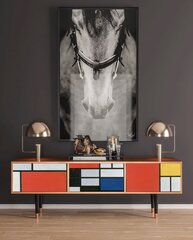 TV skapis T4 Composition With Blue, Red And Yellow By Piet Modrian L 170 cm, rieksts cena un informācija | Kumodes | 220.lv