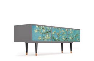 TV skapis T4 Almond Blossom By Van Gogh L 170 cm, pelēks cena un informācija | Kumodes | 220.lv