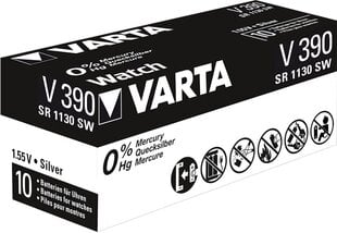 Varta 390 10 шт. цена и информация | Батарейки | 220.lv