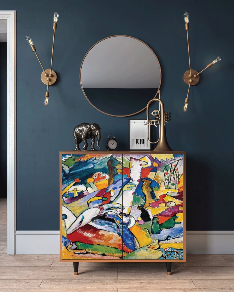 Bufete BS3 Improvisation 26 By Wassily Kandinsky L 94 cm, rieksts цена и информация | Kumodes | 220.lv