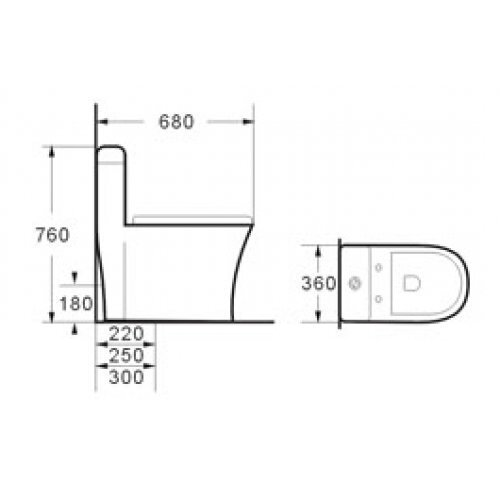 Tualetes pods Euroliux 8073 цена и информация | Tualetes podi | 220.lv