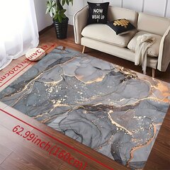 '1gab moderns marmora apdrukas dekoratīvs guļamistabas grīdas paklājs' cena un informācija | Vannas istabas aksesuāri | 220.lv