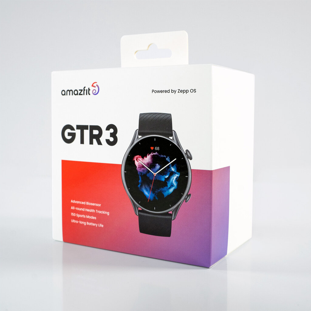 amazfit gtr 3 thunder gps viedpulkstenis, melns cena un informācija | Pulksteņi | 220.lv