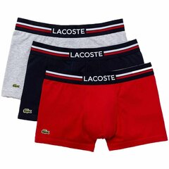 Набор трусов Lacoste Iconics 3 Предметы цена и информация | Мужские трусы | 220.lv