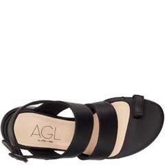 AGL sieviešu melnas augstpapēžu elegantas sandales LUNAR SANDALS цена и информация | Женские босоножки | 220.lv