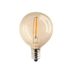 LED Bulb E12 G40 0.5W 3V 24lm gold Forever Light 6pcs цена и информация | Люстры | 220.lv