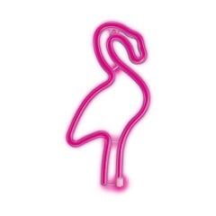 Neon LED Light Flamingo pink Bat + USB FLNE18 Forever Light цена и информация | Люстры | 220.lv