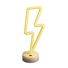 Neon LED on a stand BOLT white FSNE03 Forever Light цена и информация | Настольные лампы | 220.lv