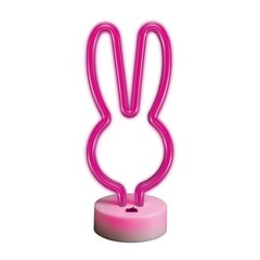 Neon LED on a stand RABBIT pink FSNE04 Forever Light цена и информация | Люстры | 220.lv