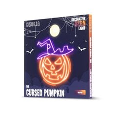 Neon PLEXI LED CURSED PUMPKIN orange purple NNE16 Neolia цена и информация | Люстры | 220.lv