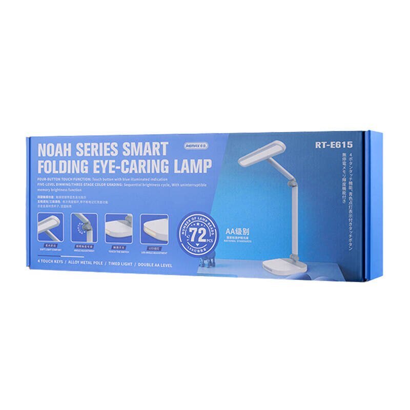 Folding Lamp Remax RT-E615 White cena un informācija | Galda lampas | 220.lv