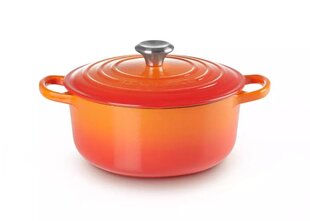 Le Creuset Signature Roaster round 22cm oven red (21177220902430) cena un informācija | Virtuves piederumi | 220.lv