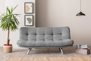 3 vietų sofa-lova Misa Small Sofabed - Light Grey cena un informācija | Dīvāni | 220.lv