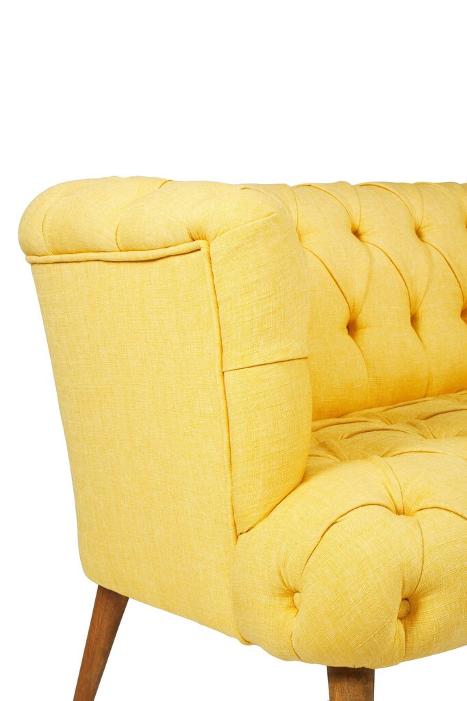 2 vietų sofa West Monroe - Yellow cena un informācija | Dīvāni | 220.lv