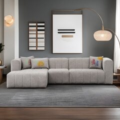 Kampinė sofa Beyza Left - Light Grey cena un informācija | Dīvāni | 220.lv