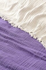 Dvigubos lovos Muslin Yarn Dyed - Damson cena un informācija | Gultas | 220.lv