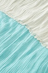 Dvigubos lovos Muslin Yarn Dyed - Turquoise cena un informācija | Gultas | 220.lv