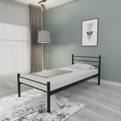 Viena lova K10 - Black (90 x 200) цена и информация | Кровати | 220.lv