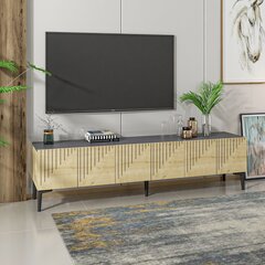 TV stalas Artemis - Sapphire Oak, Anthracite cena un informācija | TV galdiņi | 220.lv