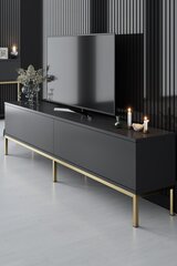 TV stalas Lord - Anthracite, Gold cena un informācija | TV galdiņi | 220.lv