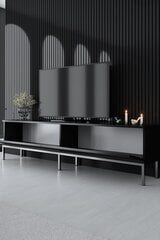 TV stalas Lord - Black, Silver cena un informācija | TV galdiņi | 220.lv