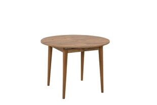 Išplečiamas valgomojo stalo ir kėdžių rinkinys (3 vienetai) Vina 1005 - Atlantic Pine, Cream cena un informācija | Virtuves komplekti | 220.lv