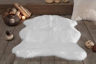 Kilimas (100 x 140) Faux Fur Post - White cena un informācija | Paklāji | 220.lv