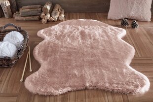 Kilimas (100 x 140) Faux Fur Post - Light Pink cena un informācija | Paklāji | 220.lv