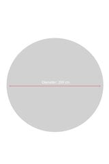 Kilimas (200 cm) Yıldız - Grey cena un informācija | Paklāji | 220.lv