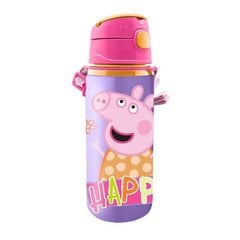 Water bottle 500ml Peppa Pig PP17065 KiDS Licensing цена и информация | Стаканы, фужеры, кувшины | 220.lv