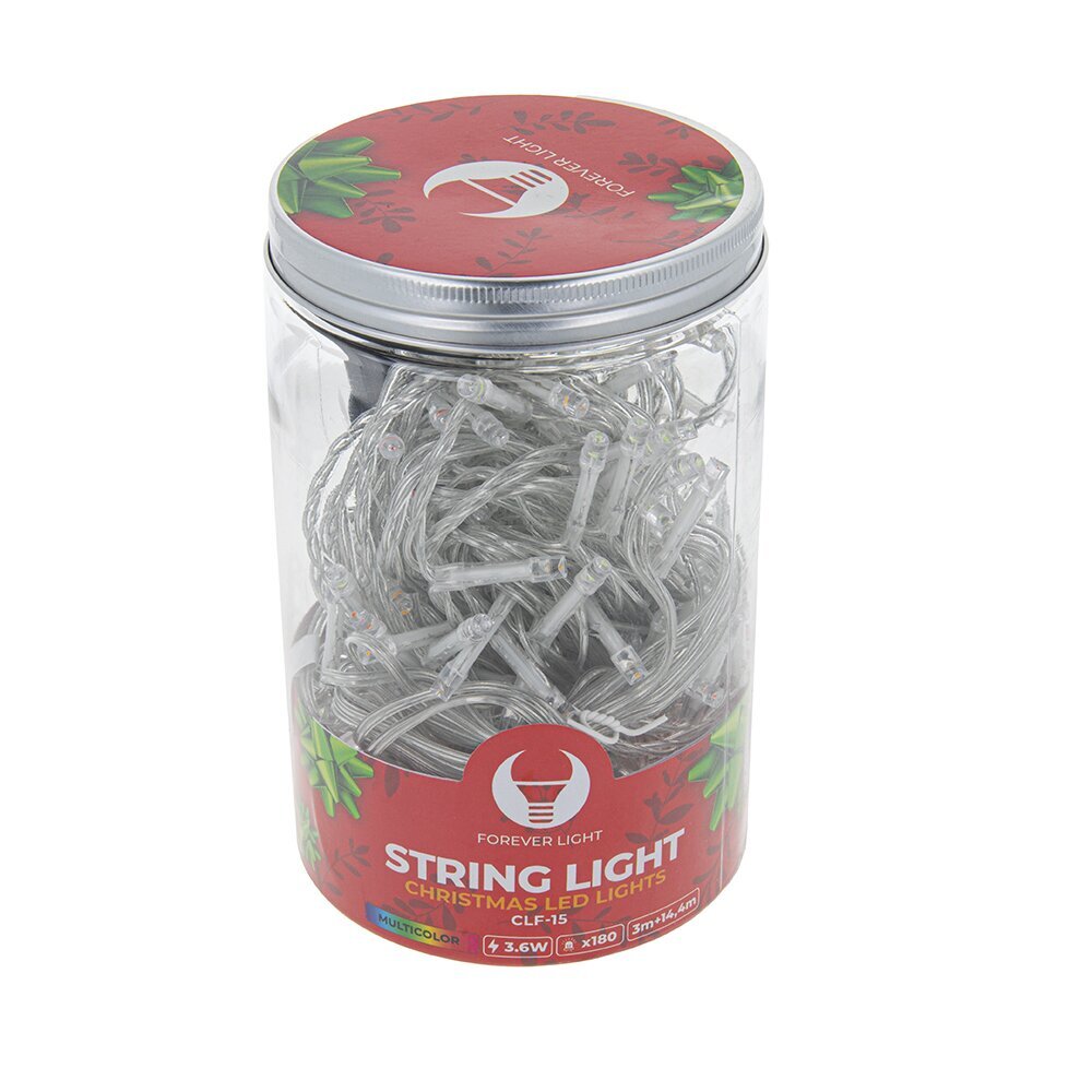 String light 180LED 14,4m multicolor Forever Light цена и информация | Lustras | 220.lv