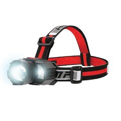 XHP50 LED Headlamp + 10 SMD LEDs, 1000lm, 1800mAh Battery, USB Charging, Zoom cena un informācija | Lustras | 220.lv