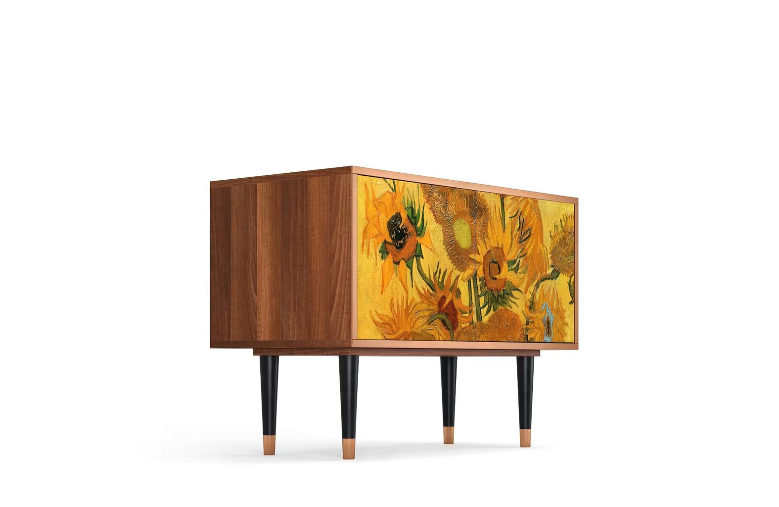 Kumode S1 Sunflowers By Vincent Van Gogh L 94 cm, rieksts цена и информация | Kumodes | 220.lv