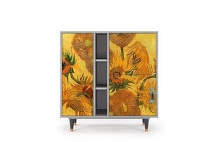 Kumode BS5 Sunflowers By Vincent Van Gogh L 94 cm, pelēks cena un informācija | Kumodes | 220.lv