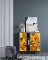 Kumode BS5 Sunflowers By Vincent Van Gogh L 94 cm, pelēks cena un informācija | Kumodes | 220.lv