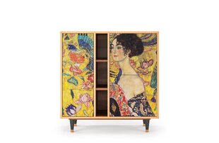 Комод BS5 Lady With Fan By Gustav Klimt L 94 cm, орех цена и информация | Комоды | 220.lv