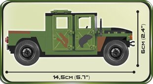 Saliekamais modelis Mazas armijas Humvee džungļos Cobi, 24306, 170 d. cena un informācija | Konstruktori | 220.lv