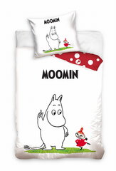 Gultas veļas komplekts Moomins 140x200 cm, 2 daļas cena un informācija | Bērnu gultas veļa | 220.lv