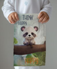 Bērnistabas dvielis 30x50 Panda Teddy Bear 100% kokvilna cena un informācija | Gultas veļas komplekti | 220.lv