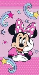 Bērnu dvielis 70x140 Minnie Mouse 100% kokvilna cena un informācija | Gultas veļas komplekti | 220.lv