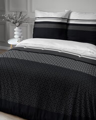 Gultas veļa Satin 160x200 Mosaic Black cena un informācija | Gultas veļas komplekti | 220.lv