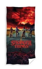 Vannas dvielis 70X140 STRANGER THINGS NETFLIX cena un informācija | Bērnu gultas veļa | 220.lv