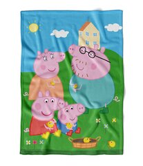 Vilnas segas pārklājs 150x200 Peppa Pig cena un informācija | Bērnu gultas veļa | 220.lv