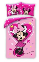 Kokvilnas gultasveļa 140x200 Minnie Mouse Disney cena un informācija | Bērnu gultas veļa | 220.lv