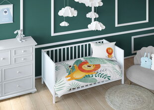 Bērnu gultas veļa 90x120 Safari ZOO BAWEŁNA cena un informācija | Bērnu gultas veļa | 220.lv