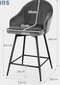Costway bāra krēslu komplekts cena un informācija | Virtuves un ēdamistabas krēsli | 220.lv