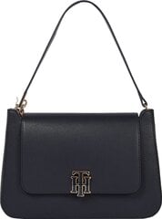 TOMMY HILFIGER sieviešu tumši zila soma OUTLINE SHOULDER BAG цена и информация | Женские сумки | 220.lv