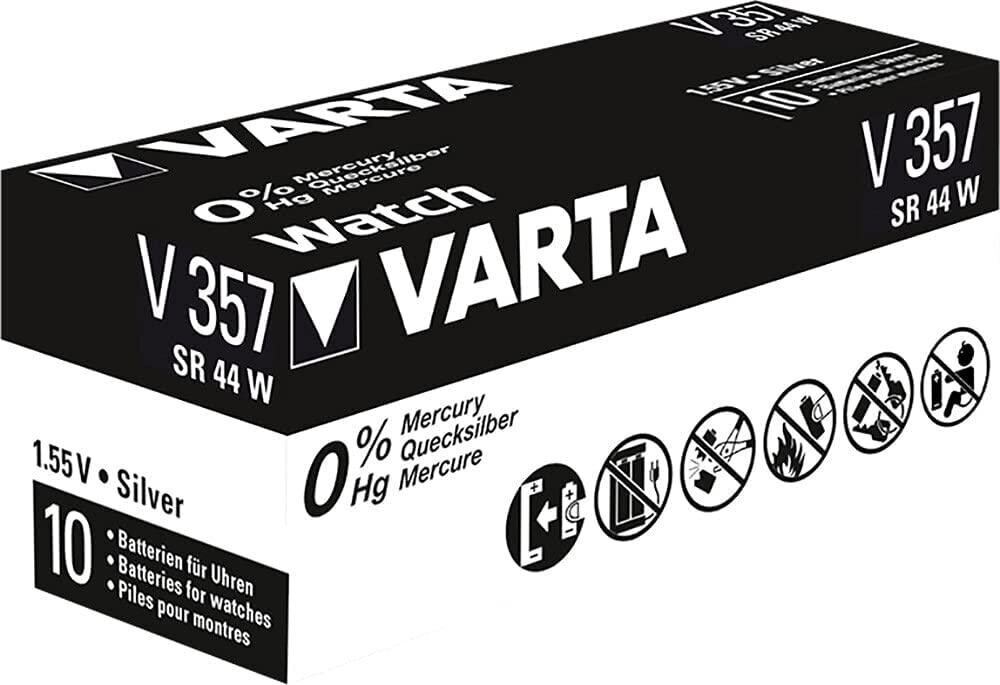 Varta 357 10gab. cena un informācija | Baterijas | 220.lv