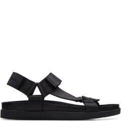 Clarks vīriešu melnas sandales Sunder Range Sandals цена и информация | Мужские шлепанцы, босоножки | 220.lv