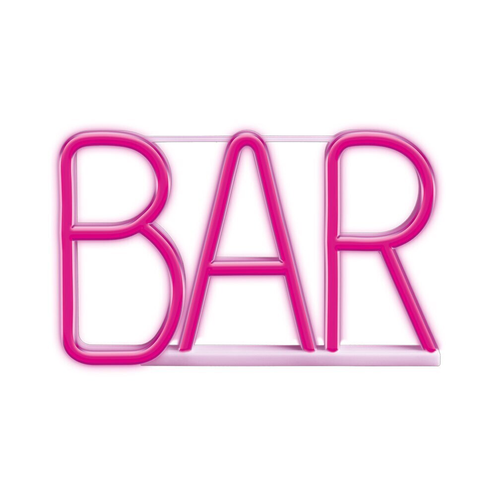 NEON LED BAR pink Bat + USB FLNE24 Forever Light cena un informācija | Interjera priekšmeti | 220.lv